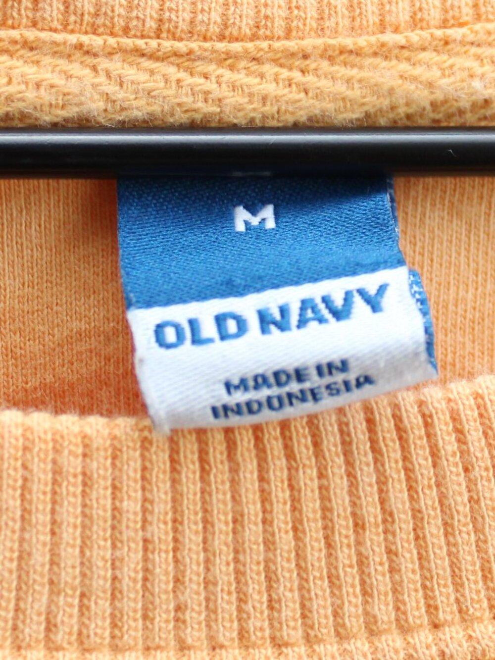 Old Navy Oversized Vintage Tunic Sweatshirt Orange Mango Sorbet Size Medium - Picture 4 of 5